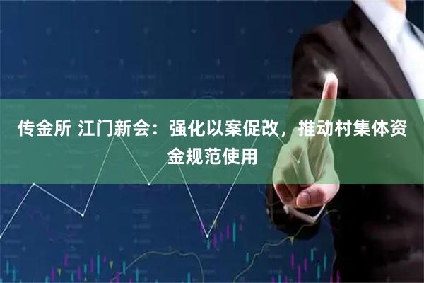 传金所 江门新会：强化以案促改，推动村集体资金规范使用